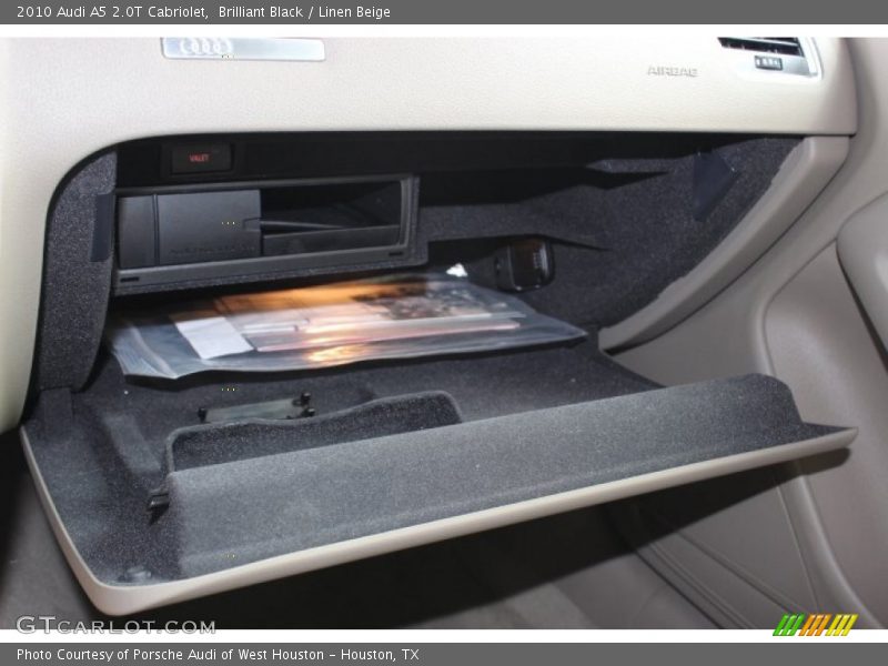 Brilliant Black / Linen Beige 2010 Audi A5 2.0T Cabriolet