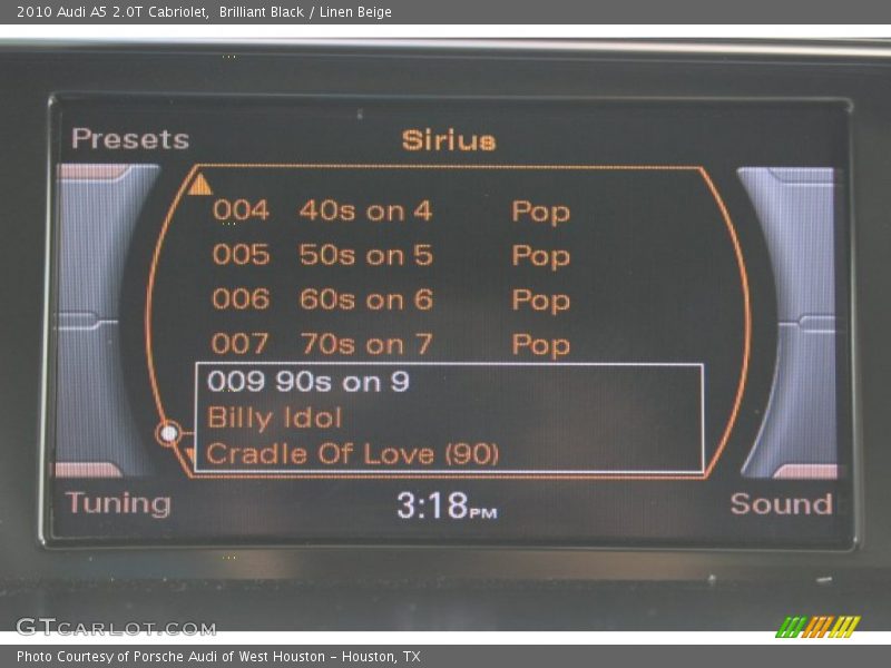 Brilliant Black / Linen Beige 2010 Audi A5 2.0T Cabriolet