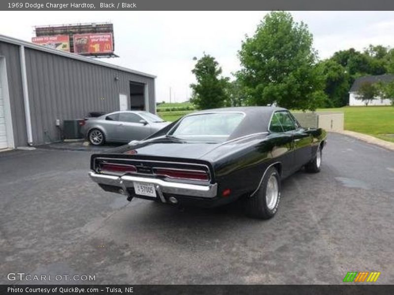 Black / Black 1969 Dodge Charger Hardtop