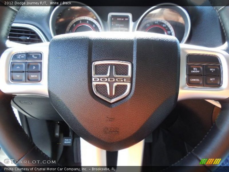 White / Black 2012 Dodge Journey R/T