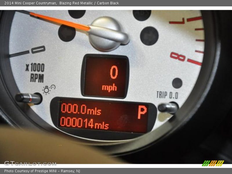 Blazing Red Metallic / Carbon Black 2014 Mini Cooper Countryman