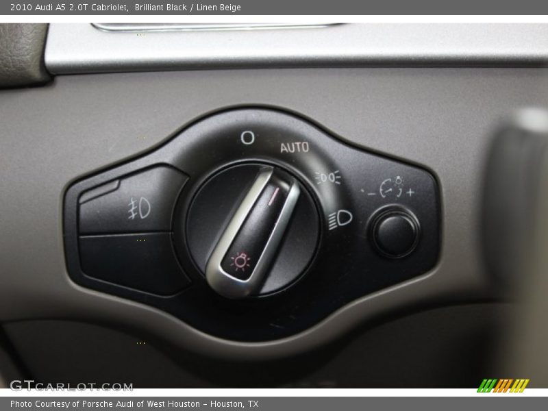 Brilliant Black / Linen Beige 2010 Audi A5 2.0T Cabriolet