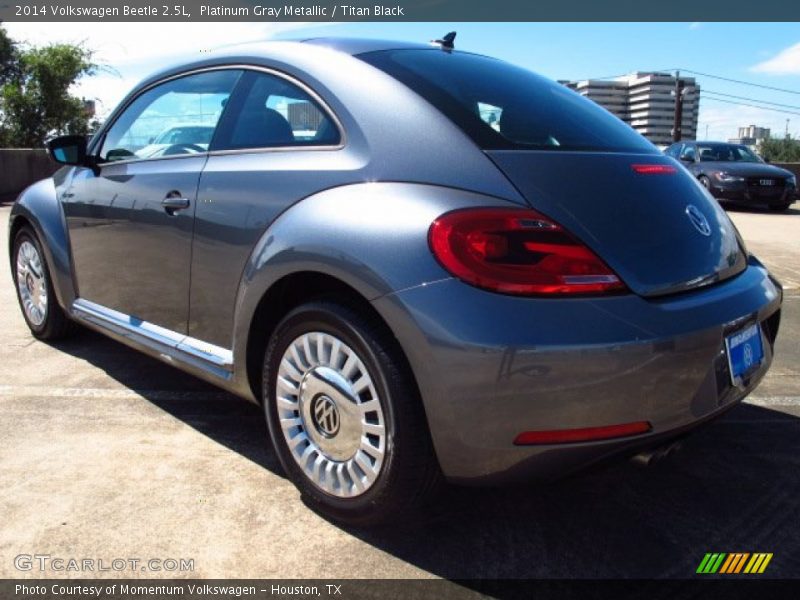 Platinum Gray Metallic / Titan Black 2014 Volkswagen Beetle 2.5L