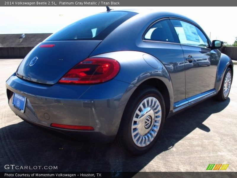 Platinum Gray Metallic / Titan Black 2014 Volkswagen Beetle 2.5L