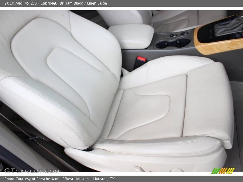 Brilliant Black / Linen Beige 2010 Audi A5 2.0T Cabriolet