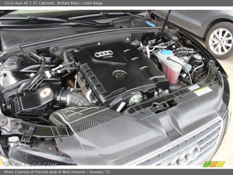 Brilliant Black / Linen Beige 2010 Audi A5 2.0T Cabriolet