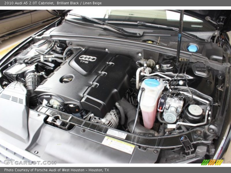 Brilliant Black / Linen Beige 2010 Audi A5 2.0T Cabriolet