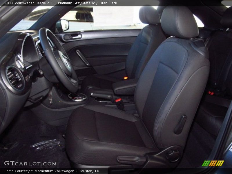 Platinum Gray Metallic / Titan Black 2014 Volkswagen Beetle 2.5L