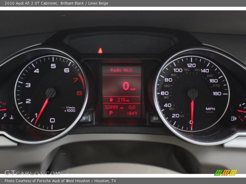 Brilliant Black / Linen Beige 2010 Audi A5 2.0T Cabriolet