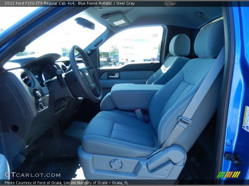 Blue Flame Metallic / Steel Gray 2013 Ford F150 STX Regular Cab 4x4