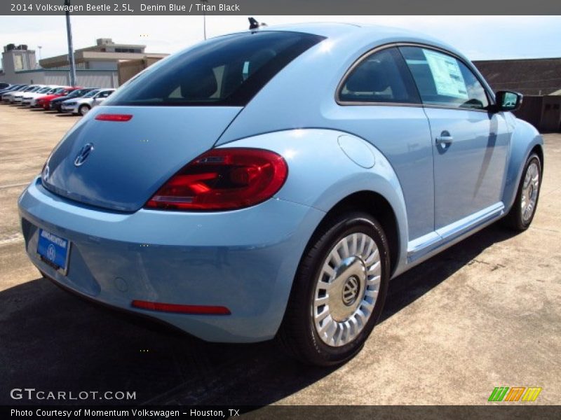 Denim Blue / Titan Black 2014 Volkswagen Beetle 2.5L