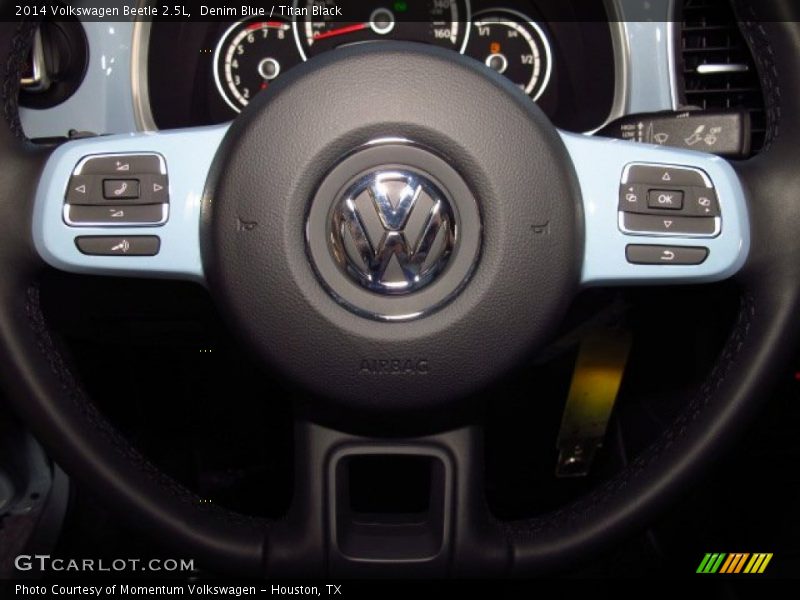 Denim Blue / Titan Black 2014 Volkswagen Beetle 2.5L