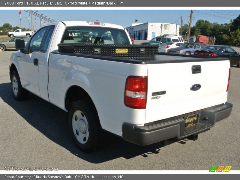 Oxford White / Medium/Dark Flint 2008 Ford F150 XL Regular Cab