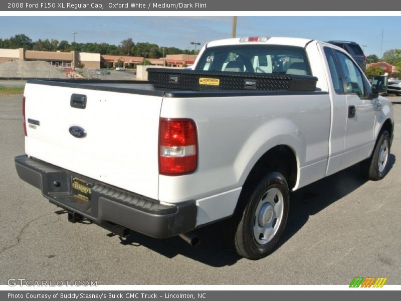 Oxford White / Medium/Dark Flint 2008 Ford F150 XL Regular Cab