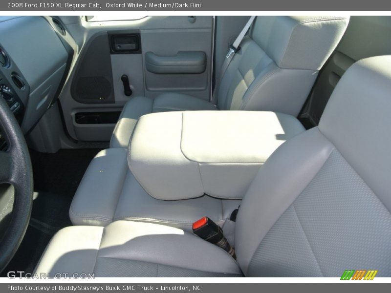 Oxford White / Medium/Dark Flint 2008 Ford F150 XL Regular Cab