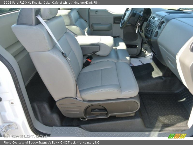 Oxford White / Medium/Dark Flint 2008 Ford F150 XL Regular Cab