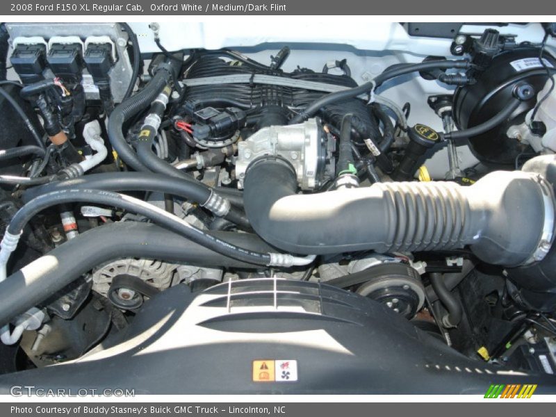 Oxford White / Medium/Dark Flint 2008 Ford F150 XL Regular Cab