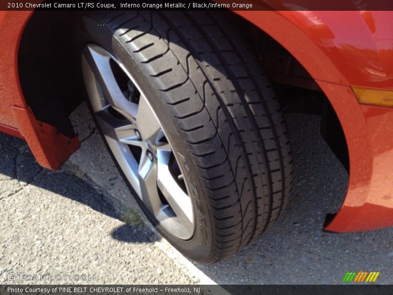 Inferno Orange Metallic / Black/Inferno Orange 2010 Chevrolet Camaro LT/RS Coupe