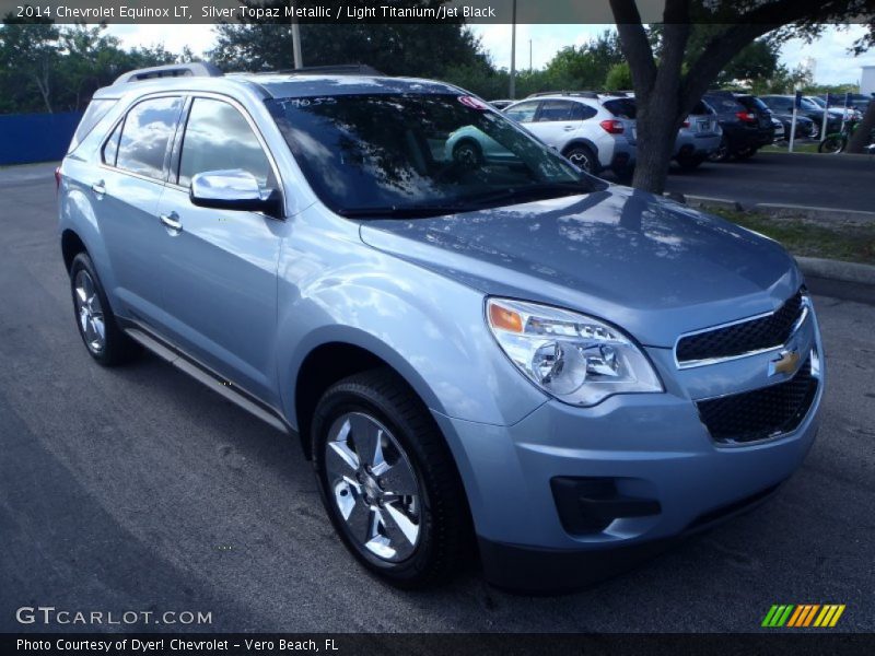 Silver Topaz Metallic / Light Titanium/Jet Black 2014 Chevrolet Equinox LT