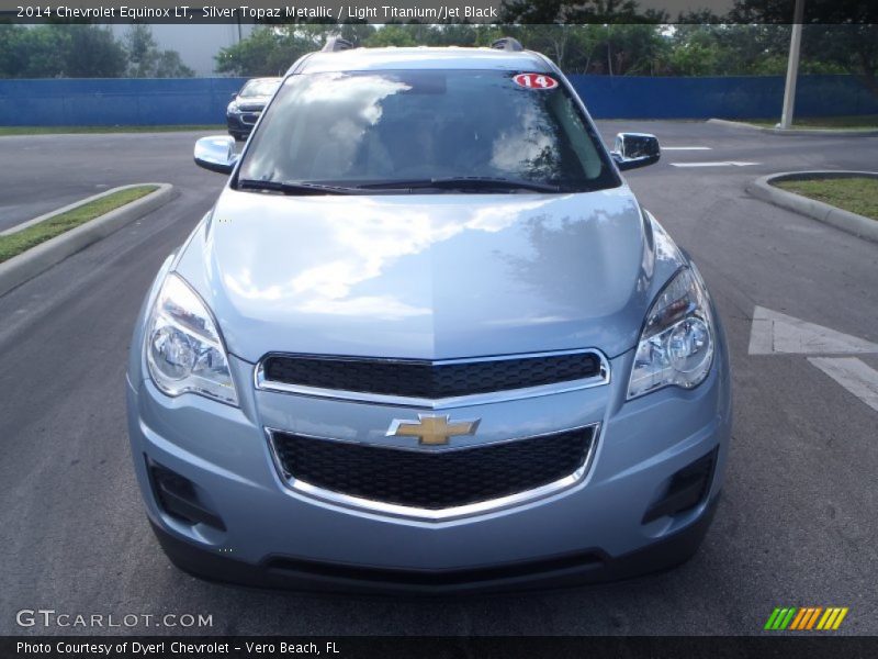 Silver Topaz Metallic / Light Titanium/Jet Black 2014 Chevrolet Equinox LT