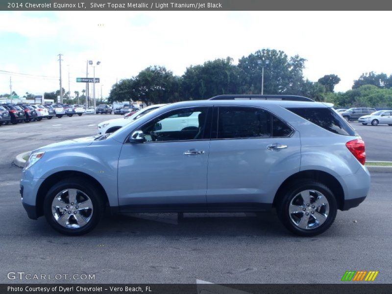 Silver Topaz Metallic / Light Titanium/Jet Black 2014 Chevrolet Equinox LT