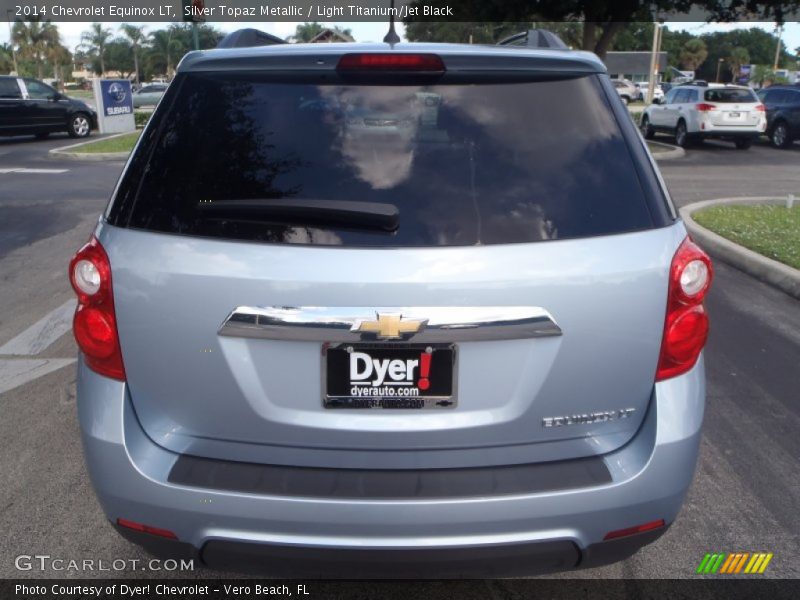 Silver Topaz Metallic / Light Titanium/Jet Black 2014 Chevrolet Equinox LT