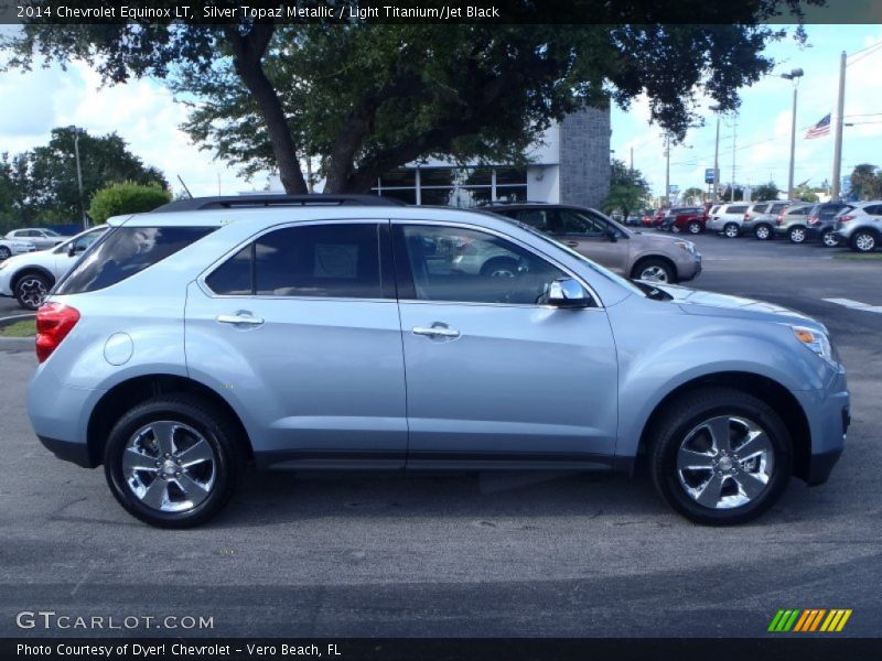 Silver Topaz Metallic / Light Titanium/Jet Black 2014 Chevrolet Equinox LT