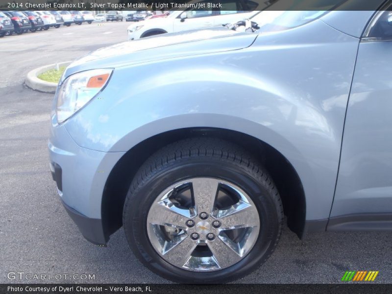 Silver Topaz Metallic / Light Titanium/Jet Black 2014 Chevrolet Equinox LT