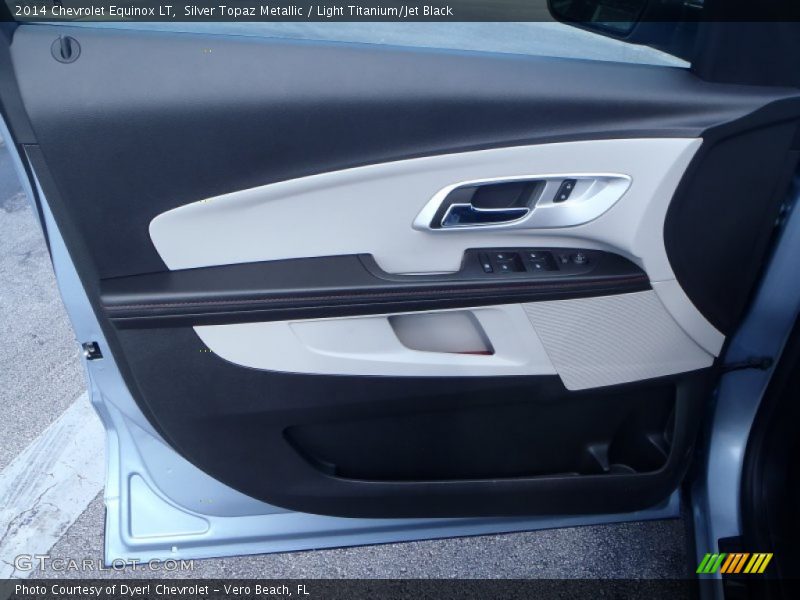 Silver Topaz Metallic / Light Titanium/Jet Black 2014 Chevrolet Equinox LT
