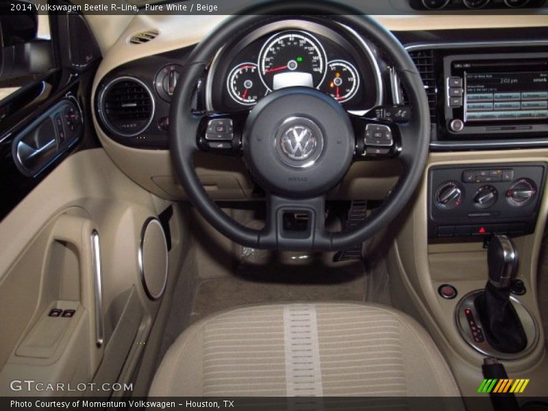 Dashboard of 2014 Beetle R-Line