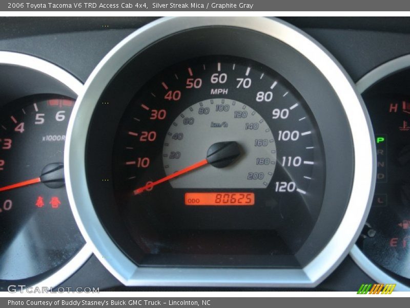 Silver Streak Mica / Graphite Gray 2006 Toyota Tacoma V6 TRD Access Cab 4x4