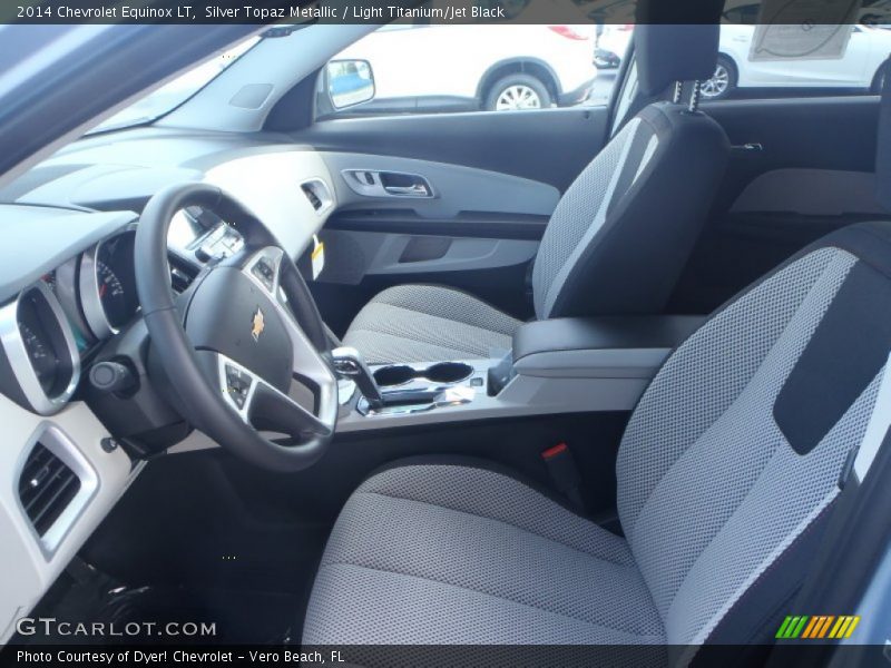 Silver Topaz Metallic / Light Titanium/Jet Black 2014 Chevrolet Equinox LT