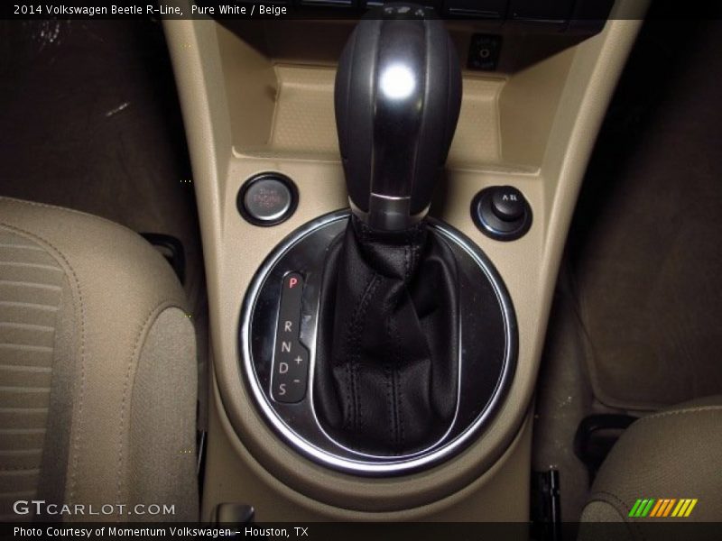 Pure White / Beige 2014 Volkswagen Beetle R-Line