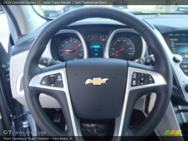 Silver Topaz Metallic / Light Titanium/Jet Black 2014 Chevrolet Equinox LT