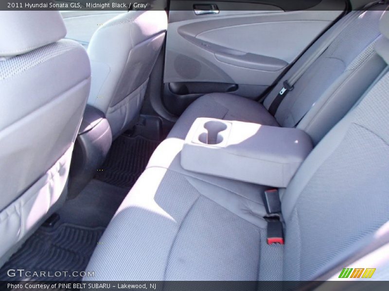 Midnight Black / Gray 2011 Hyundai Sonata GLS