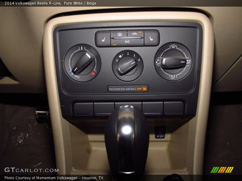 Controls of 2014 Beetle R-Line