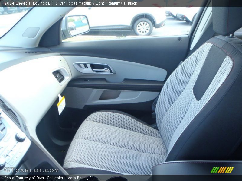 Silver Topaz Metallic / Light Titanium/Jet Black 2014 Chevrolet Equinox LT
