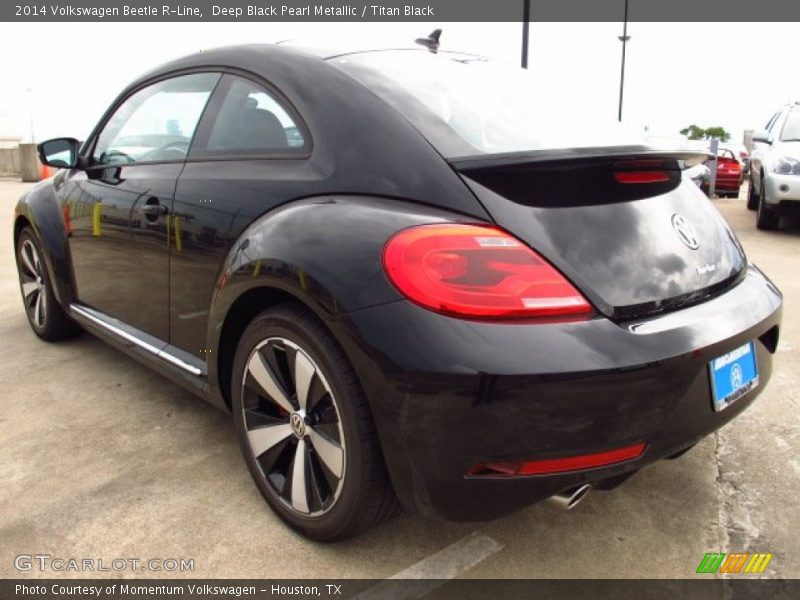 Deep Black Pearl Metallic / Titan Black 2014 Volkswagen Beetle R-Line