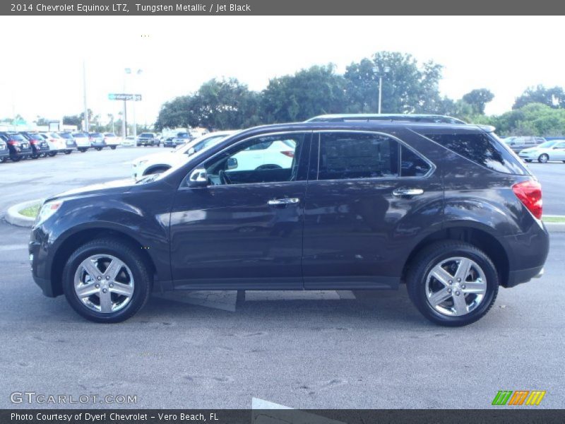Tungsten Metallic / Jet Black 2014 Chevrolet Equinox LTZ