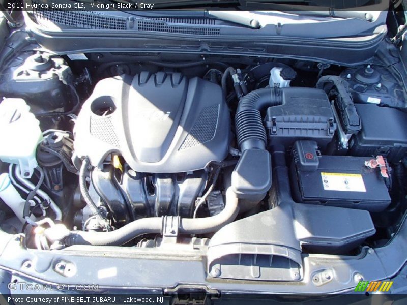 Midnight Black / Gray 2011 Hyundai Sonata GLS