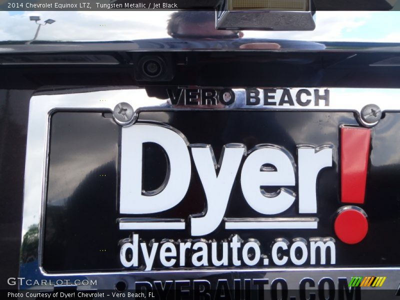 Tungsten Metallic / Jet Black 2014 Chevrolet Equinox LTZ