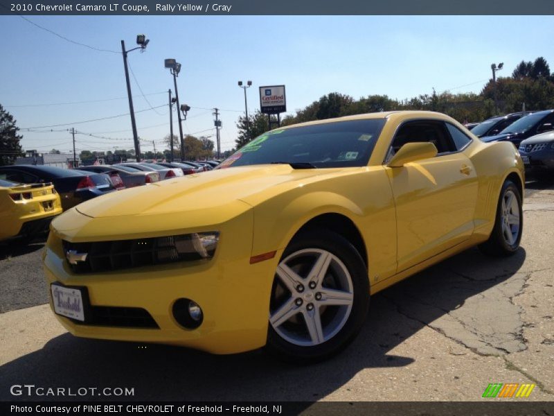 Rally Yellow / Gray 2010 Chevrolet Camaro LT Coupe