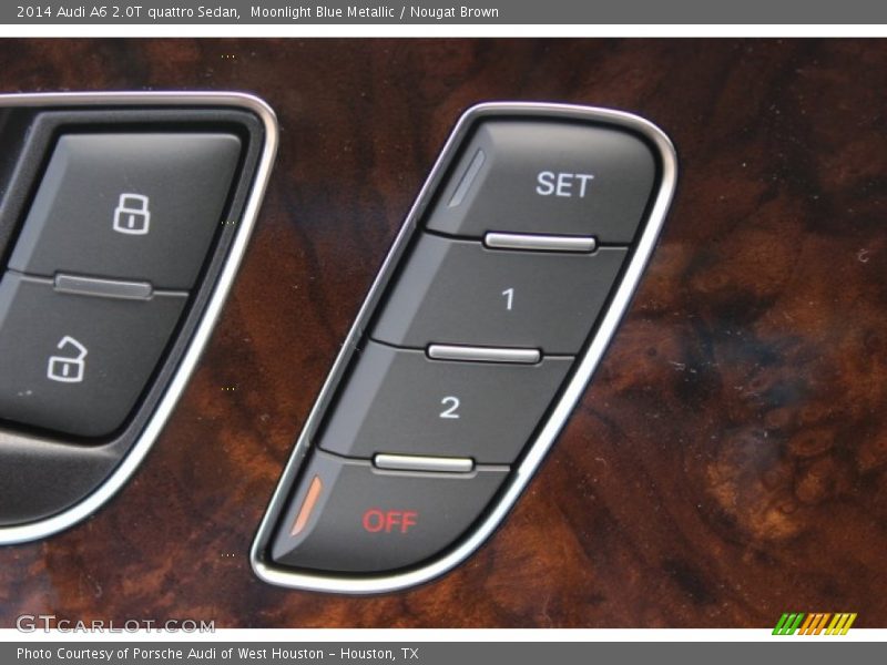 Moonlight Blue Metallic / Nougat Brown 2014 Audi A6 2.0T quattro Sedan