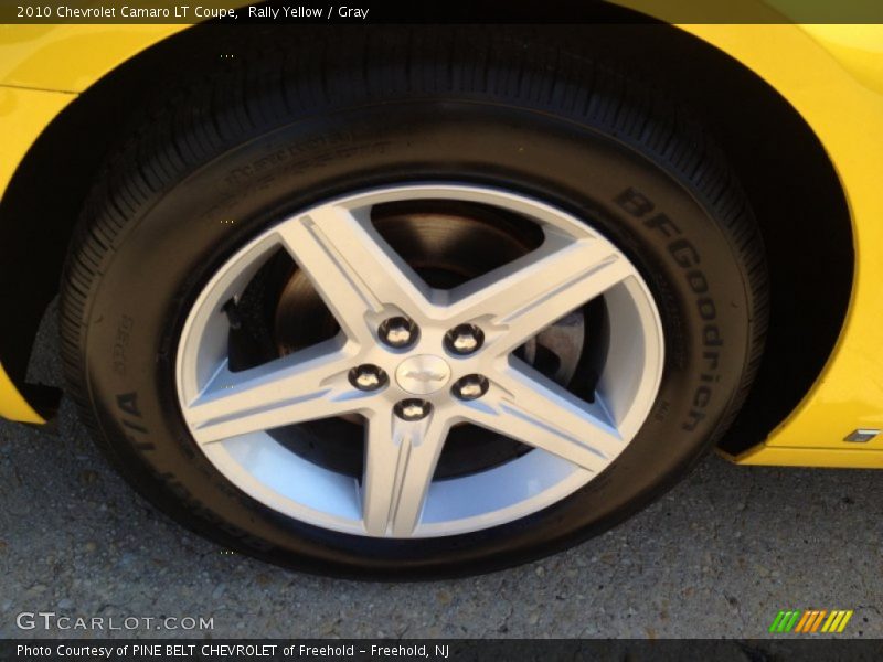 Rally Yellow / Gray 2010 Chevrolet Camaro LT Coupe