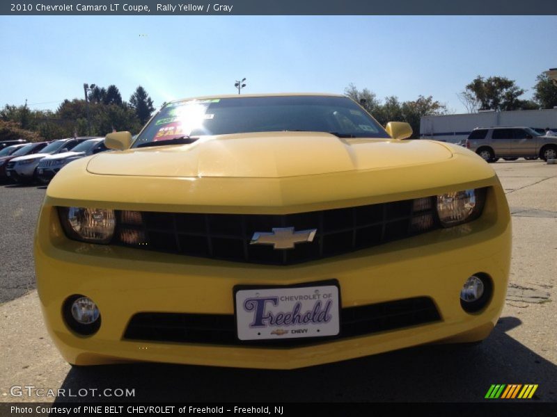 Rally Yellow / Gray 2010 Chevrolet Camaro LT Coupe