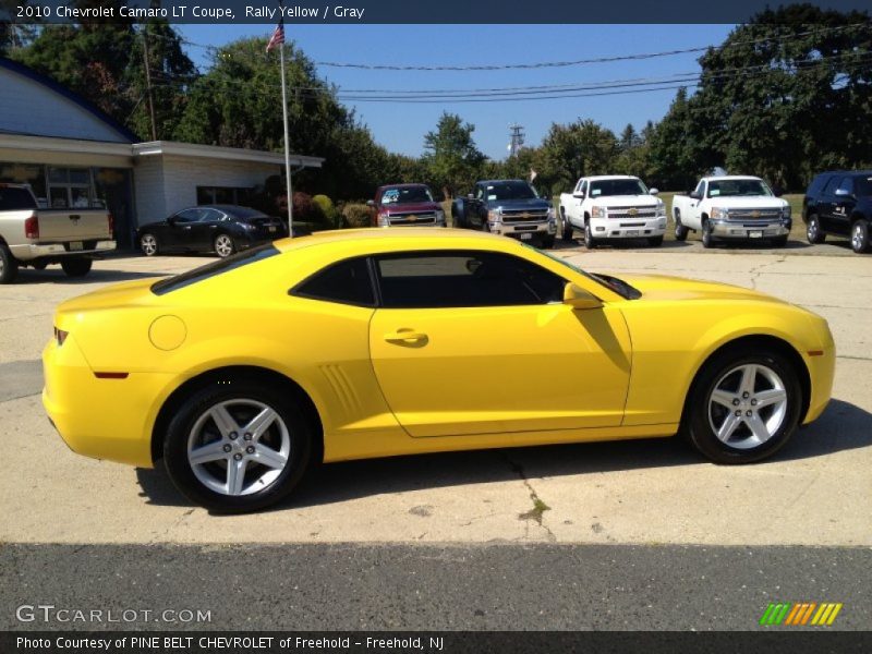 Rally Yellow / Gray 2010 Chevrolet Camaro LT Coupe