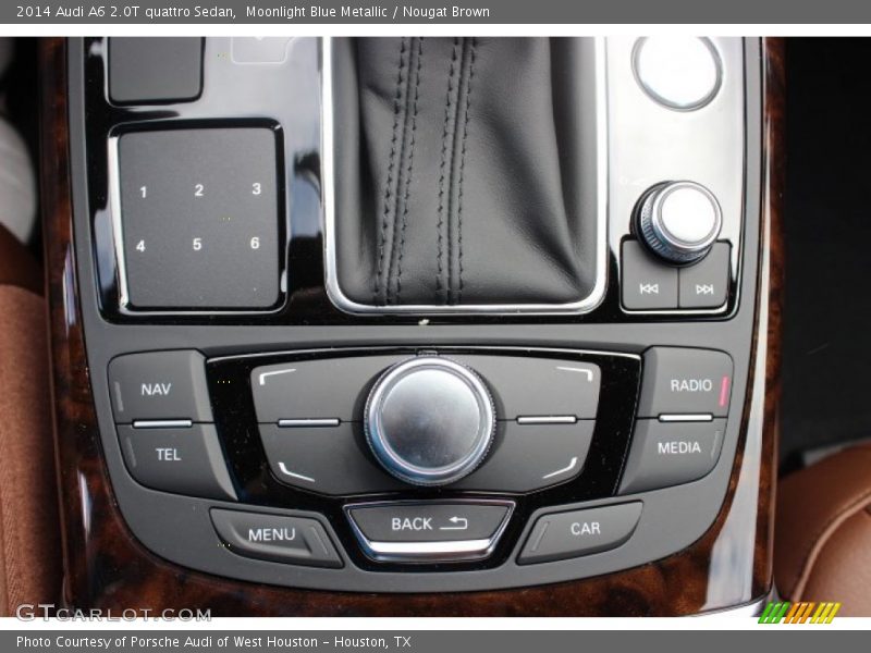 Moonlight Blue Metallic / Nougat Brown 2014 Audi A6 2.0T quattro Sedan