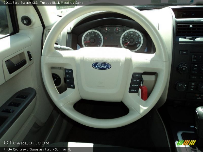 Tuxedo Black Metallic / Stone 2011 Ford Escape XLS