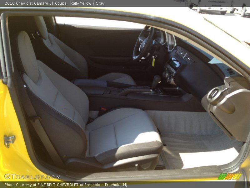 Rally Yellow / Gray 2010 Chevrolet Camaro LT Coupe