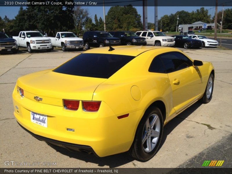 Rally Yellow / Gray 2010 Chevrolet Camaro LT Coupe